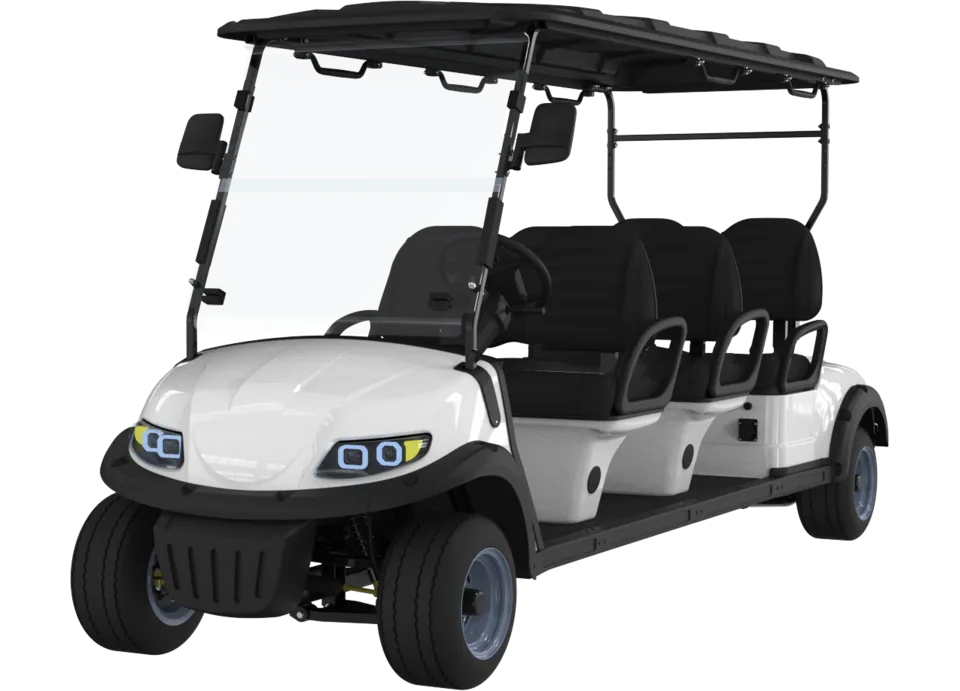 Cruiser C60 electric vehicle, front three-quarter view