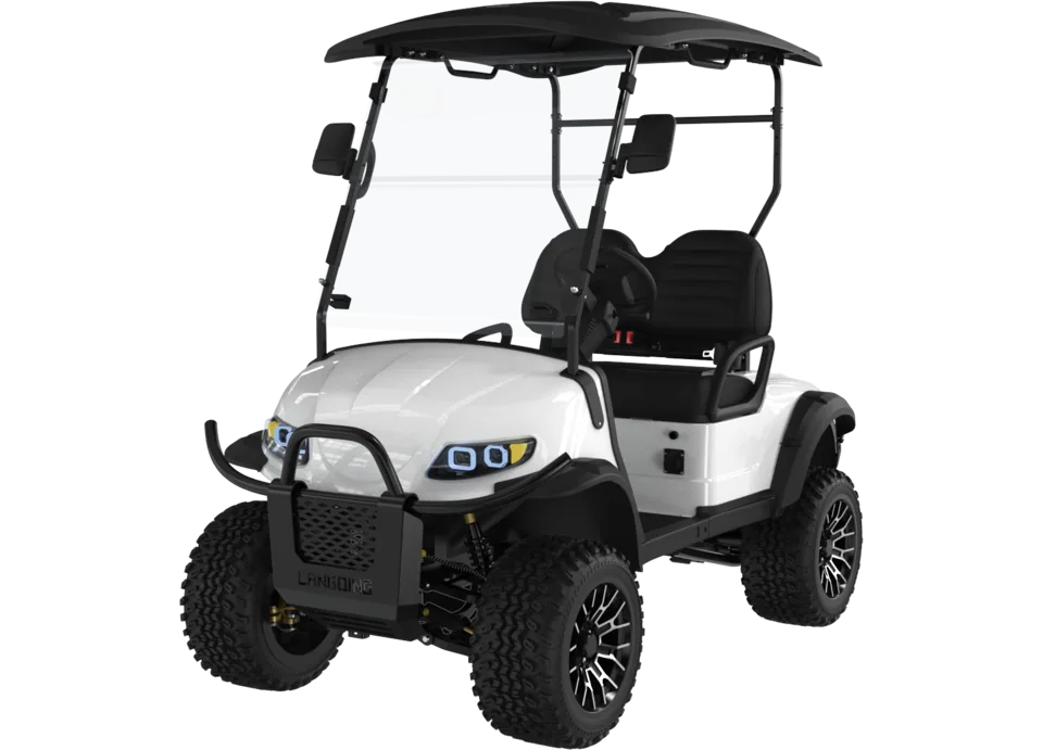 Trailblazer T20 electric vehicle, front three-quarter view
