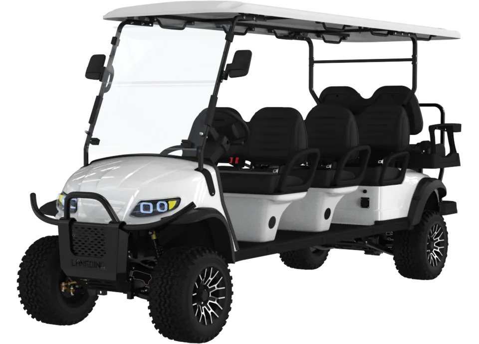 Trailblazer T60, 8 seats, front three-quarter view