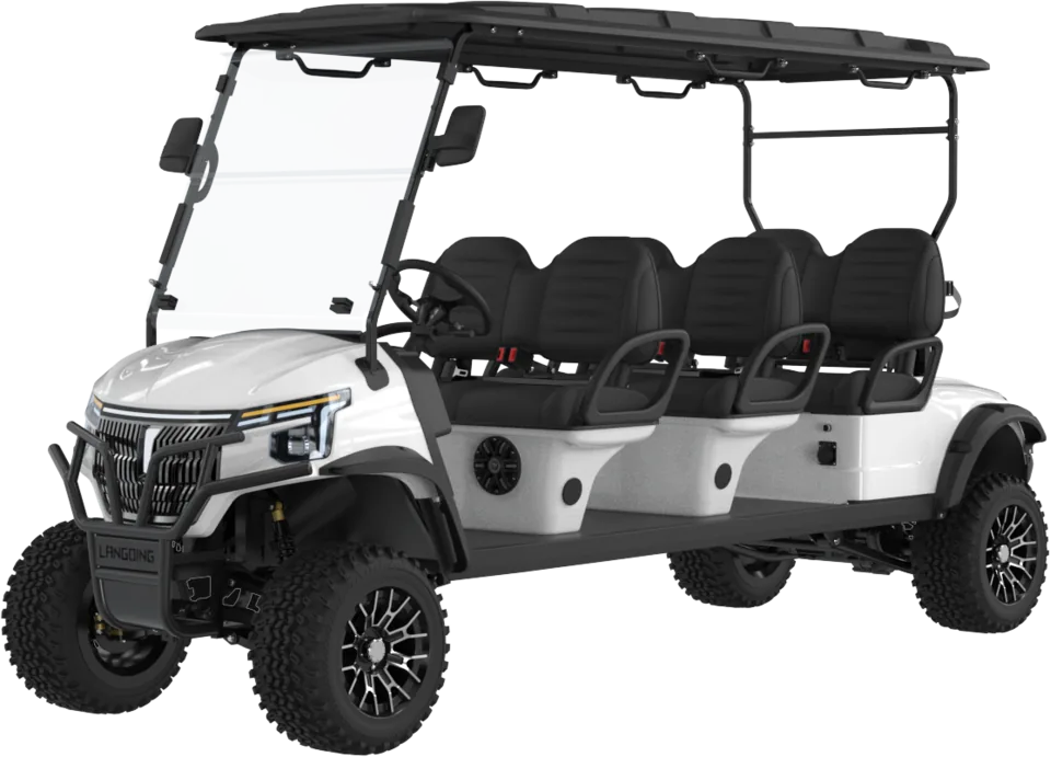 Trailblazer GT TG60 electric vehicle, front three-quarter view