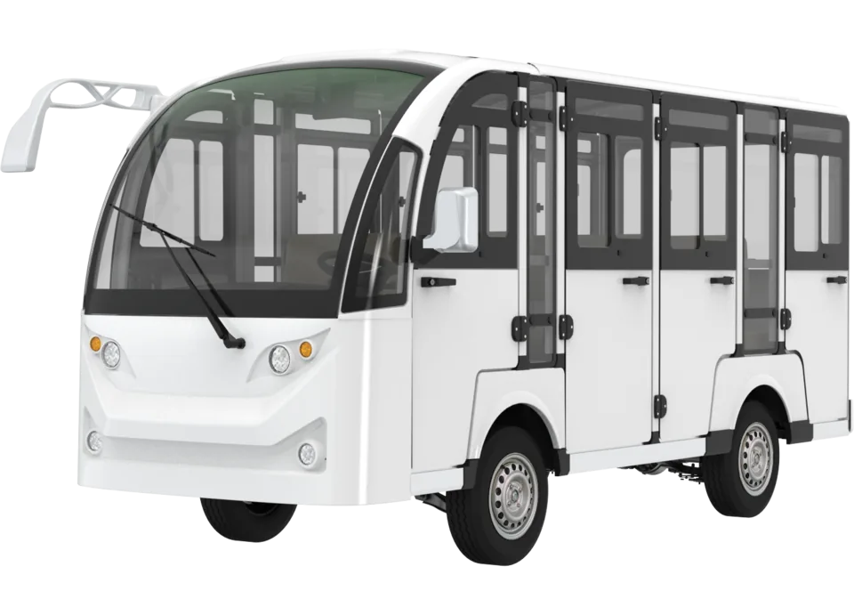 Transit TR11L, enclosed, with doors, front three-quarter view